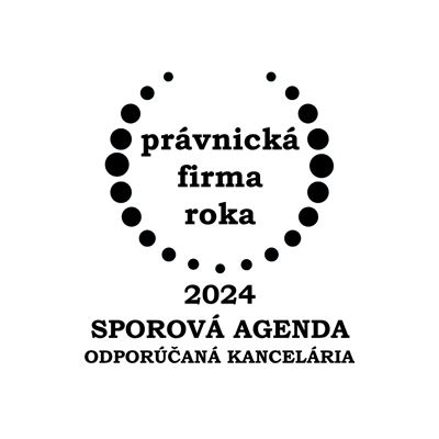Právnická firma roka 2024 - Sporová agenda
